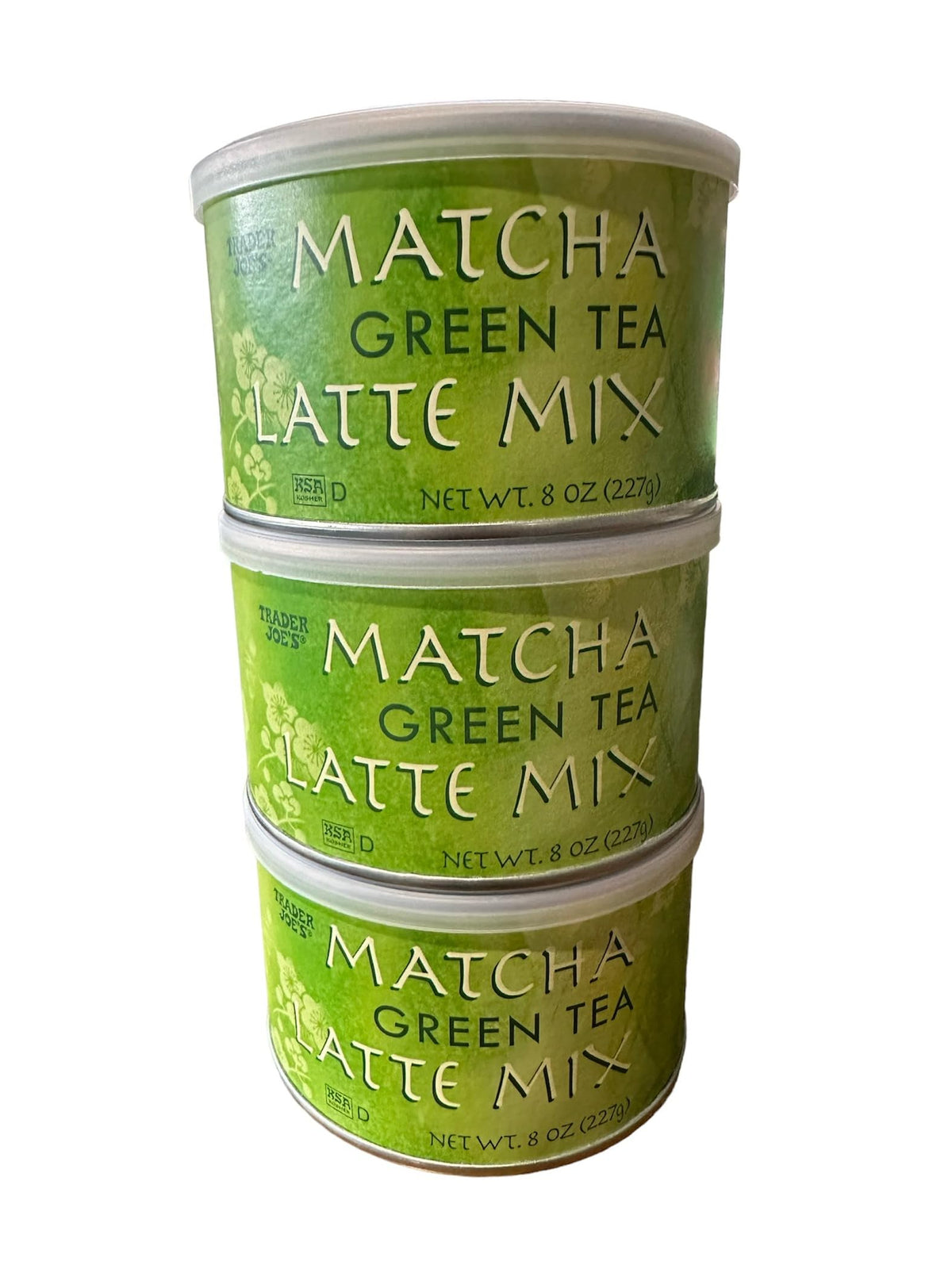 Trader Joe's Matcha Green Tea Latte Mix (Pack of 3) – Creamy, Café-Style Latte at Home