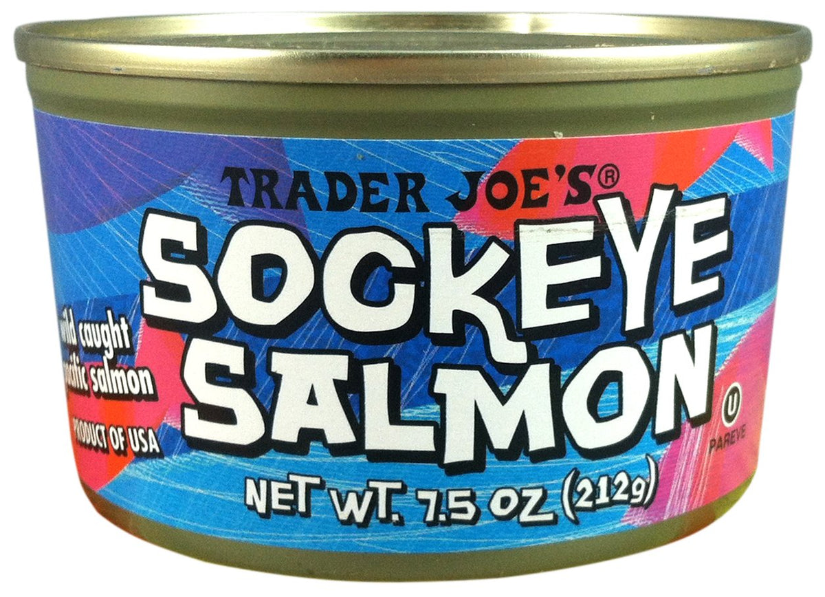 Trader Joe's Wild Caught Sockeye Salmon – Pack of 3, 7.5 oz Cans