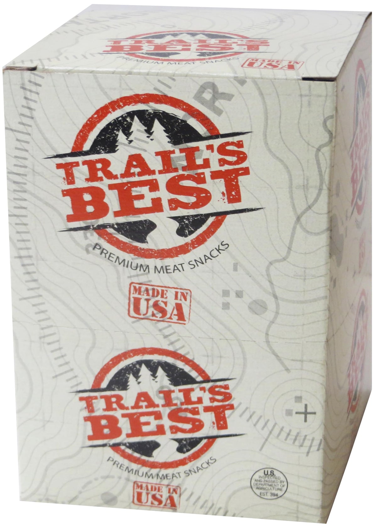Trail's Best Twin Beef & Cheese Sticks – 1oz Each, 20-Pack Box