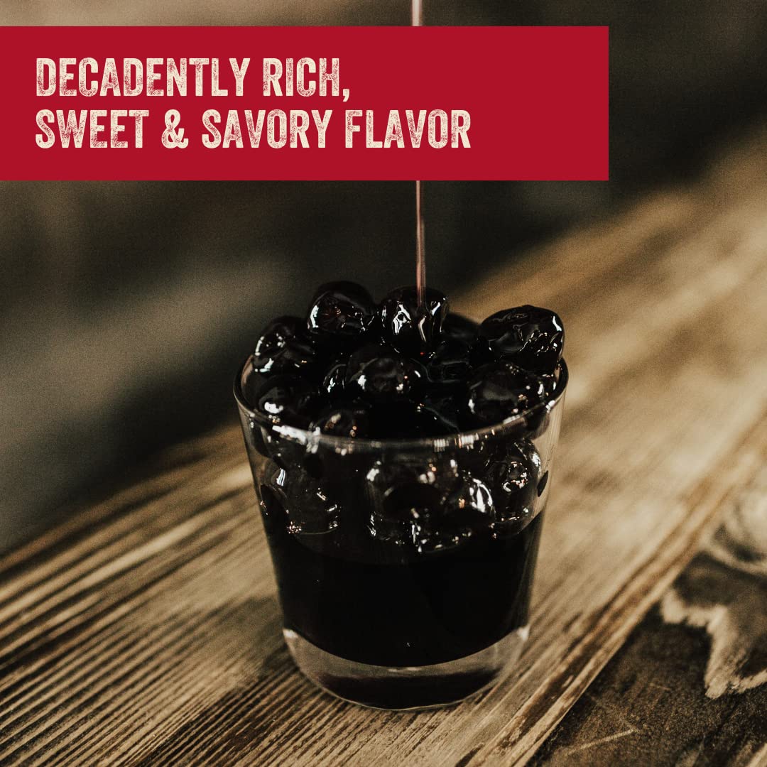 Traverse City Whiskey Co. Premium Cocktail Cherries – 21.2oz / 600g | All-American, Natural, Kosher Garnish for Old Fashioned & Desserts