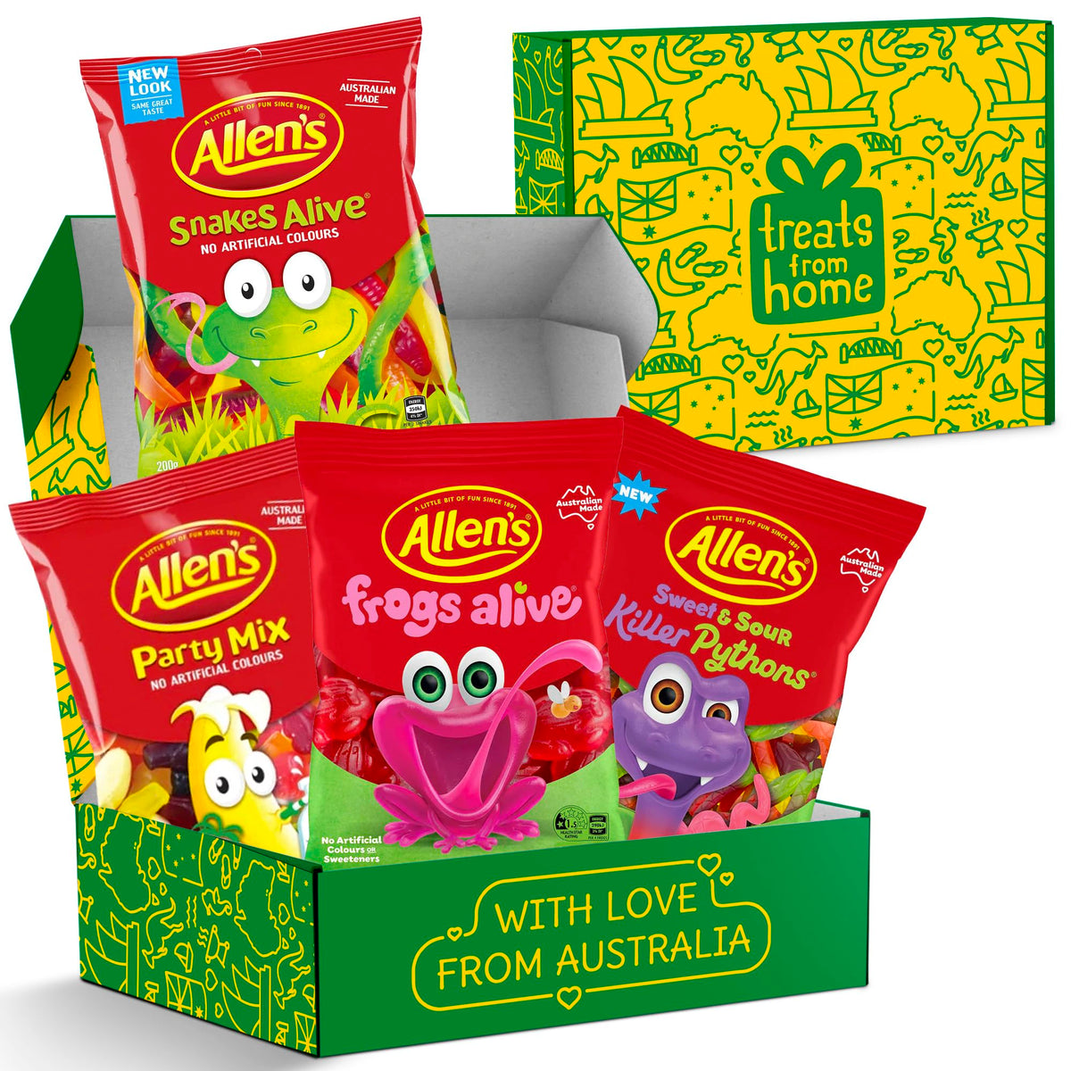 Allen’s Australian Candy Variety Box – Four Classics Gift Set | Treats from Home