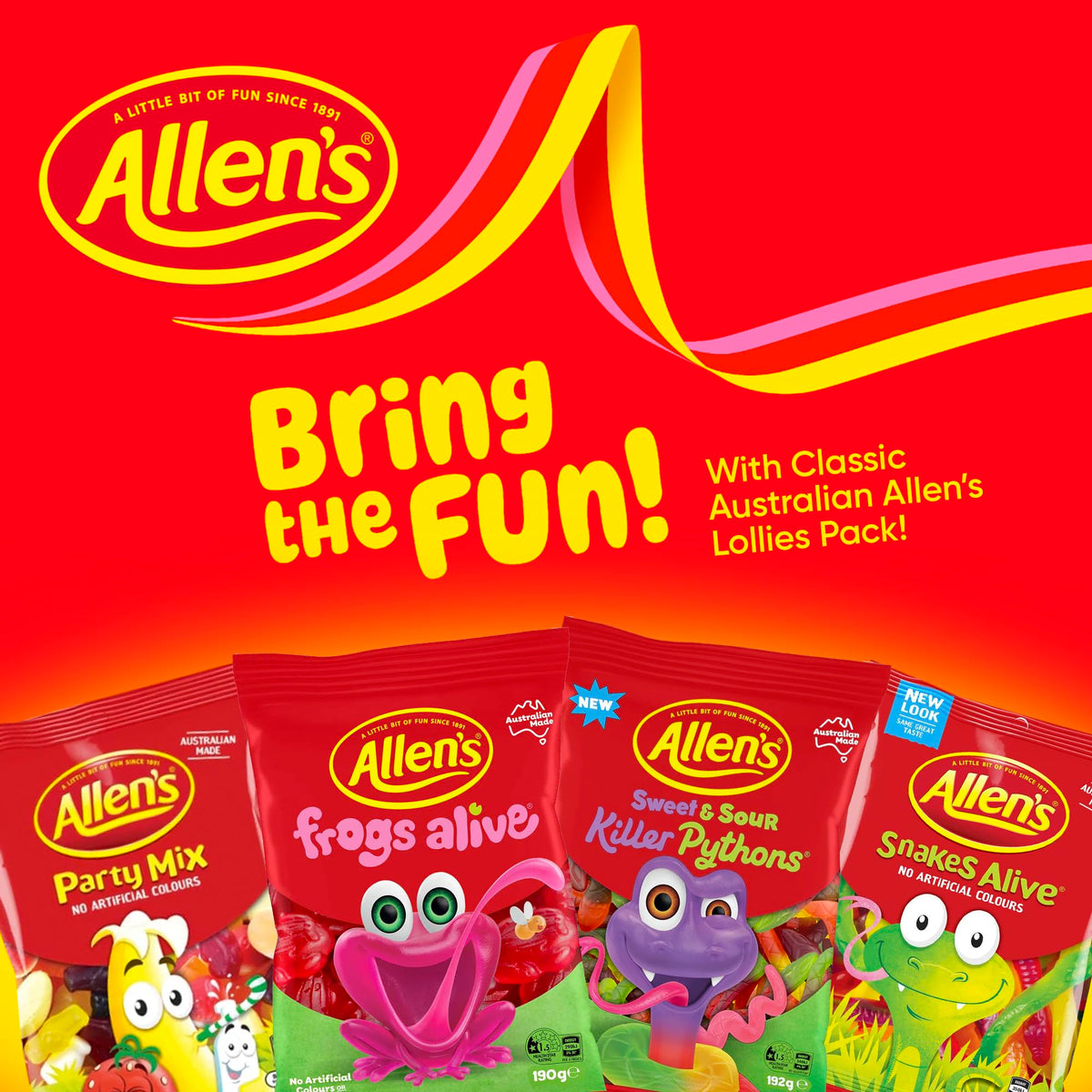 Allen’s Australian Candy Variety Box – Four Classics Gift Set | Treats from Home