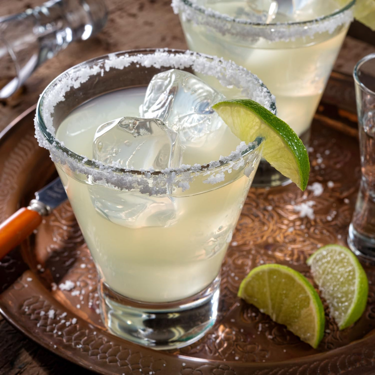 Tres Agaves Organic Lime Margarita Mix – Award-Winning 90-Point Cocktail Mixer (2-Pack, 750ml)