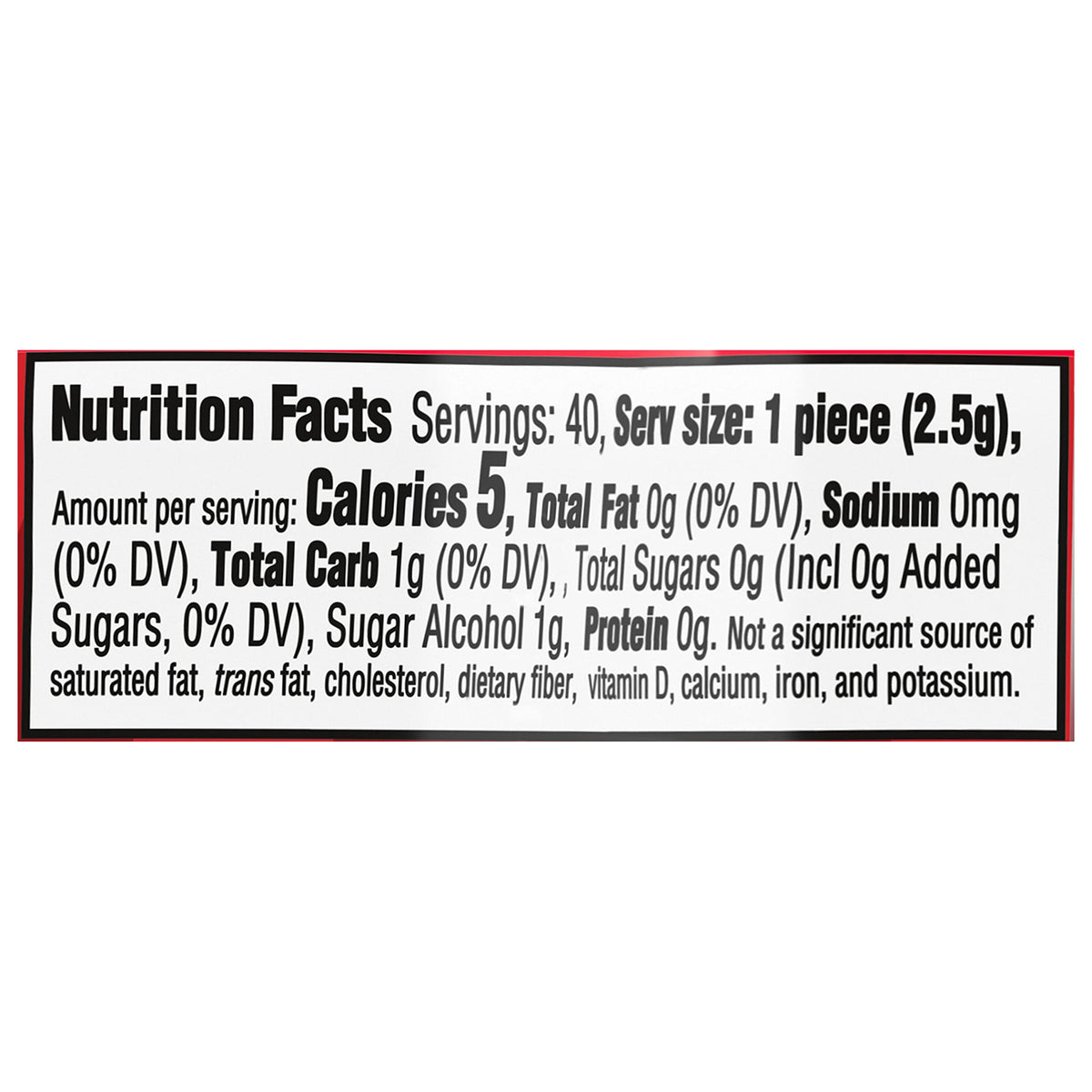 Trident Vibes SOUR PATCH KIDS Redberry Sugar-Free Gum — 160 Pieces in 4 Bottles