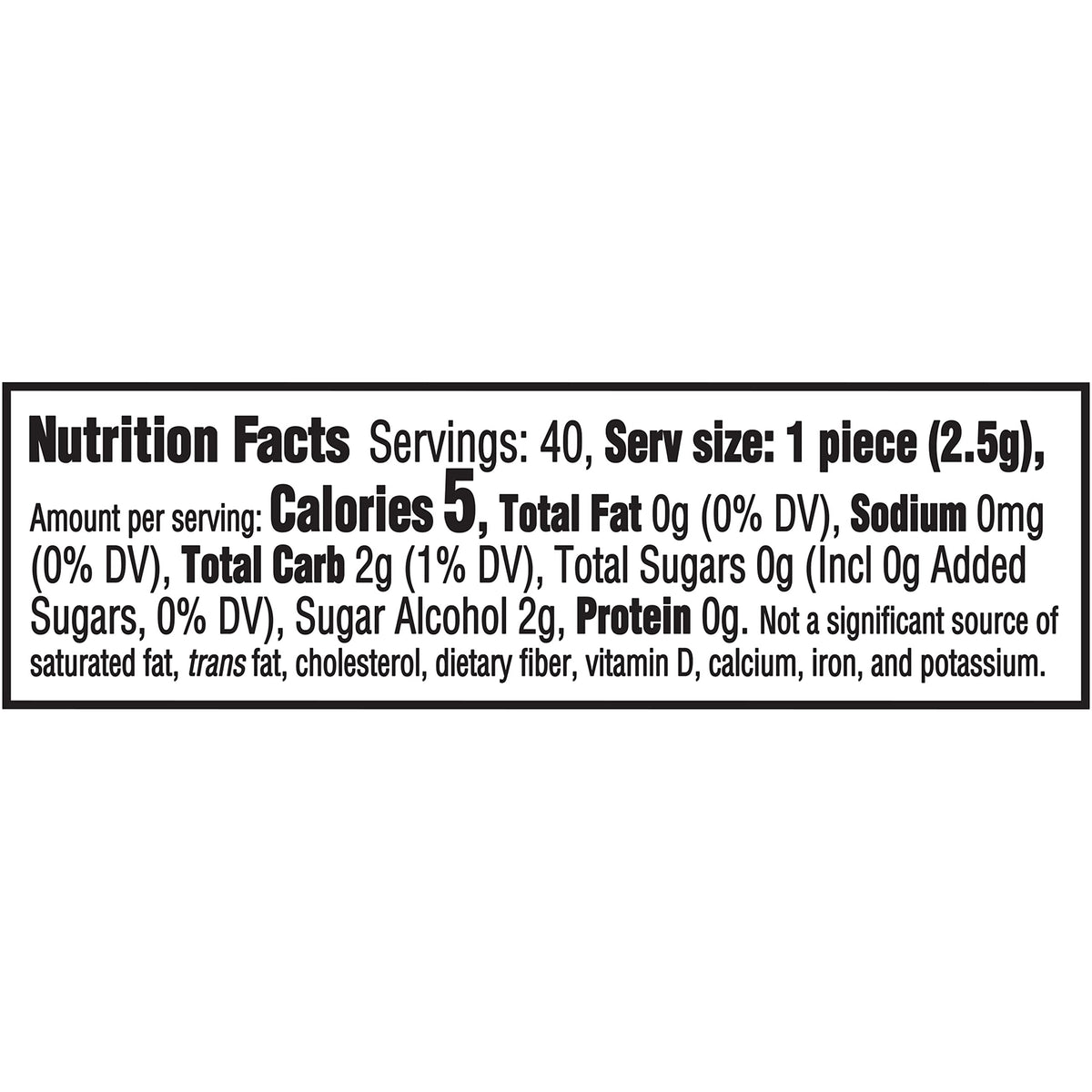 Trident Vibes Spearmint Rush Sugar-Free Gum – 160 Pieces in 4 Bottles