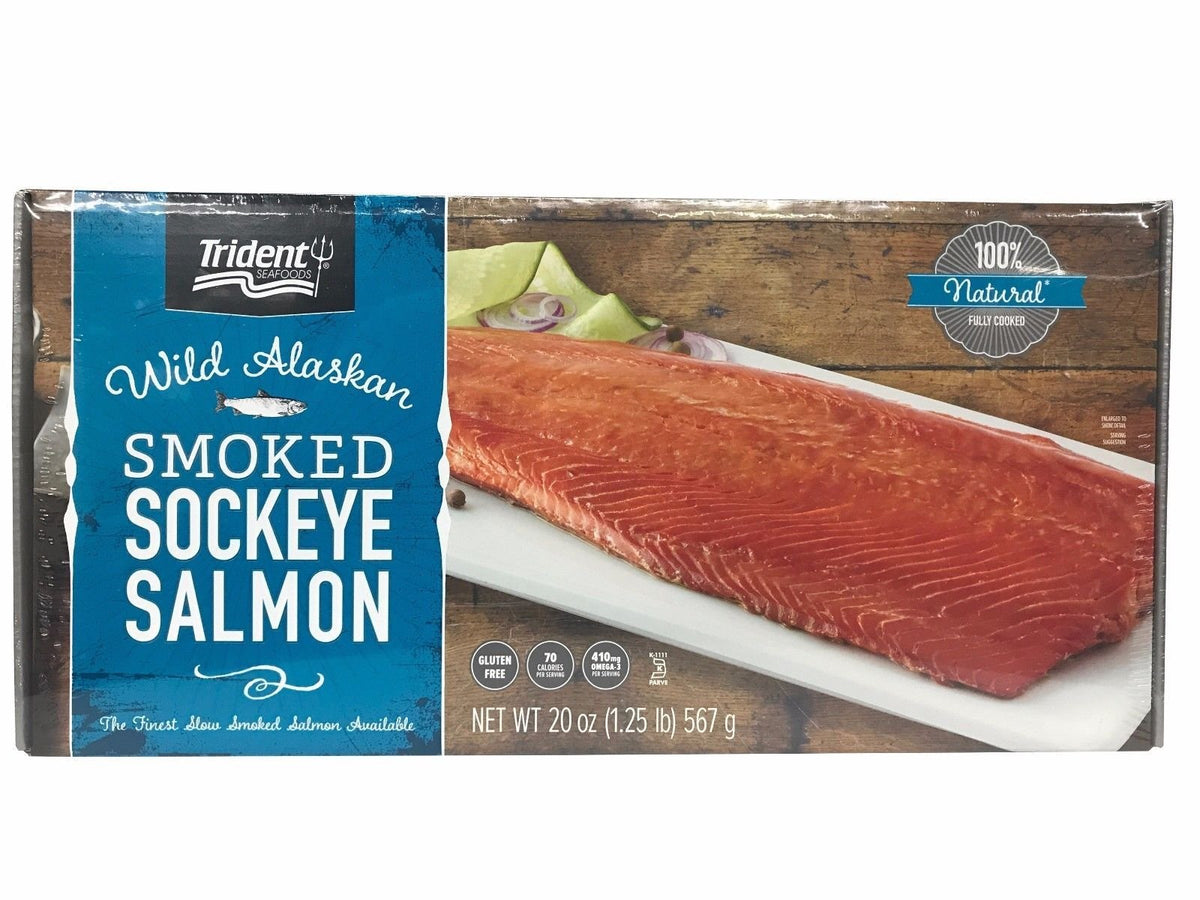 Trident Wild Alaskan Smoked Sockeye Salmon - 567g / 20 oz