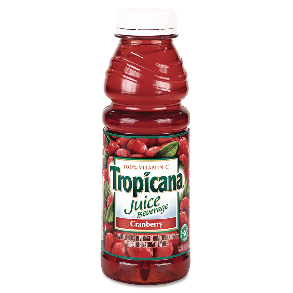 Tropicana Cranberry Juice Drink – 12 Pack (15.2 oz Each) | Tart Cranberry Flavor with Vitamin C