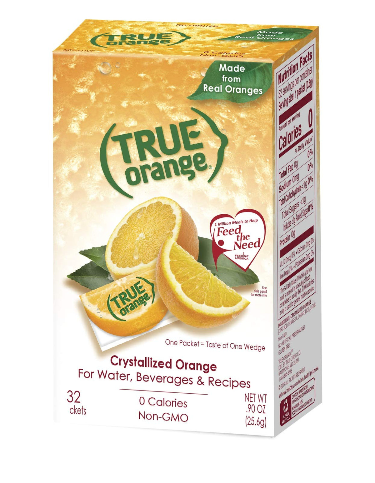 True Citrus Sampler Pack – True Lemon, Lime, Orange & Grapefruit 32-Count Boxes (4 Packs)
