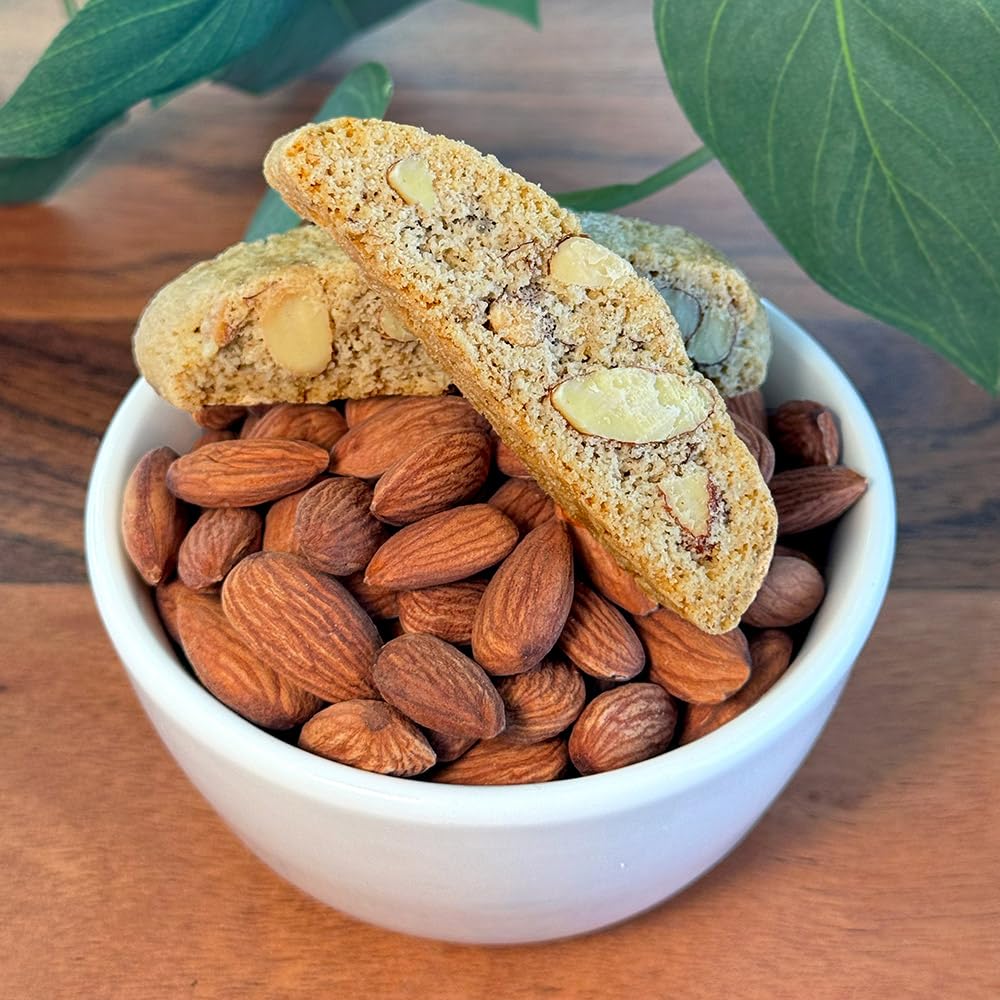 True Delicious Gluten Free Almond Biscotti – Artisanal Italian Cookies, Baked Twice, 4x6oz Boxes