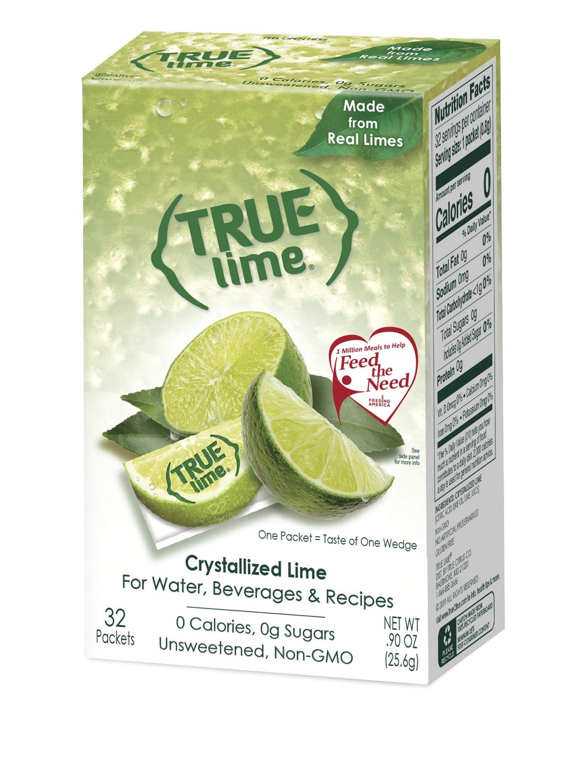 True Citrus Sampler Pack – True Lemon, Lime, Orange & Grapefruit 32-Count Boxes (4 Packs)