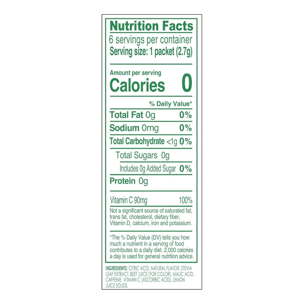 True Lemon Wild Cherry Cranberry Energy Drink Mix – Sugar Free, 120 mg Caffeine, Vitamin C