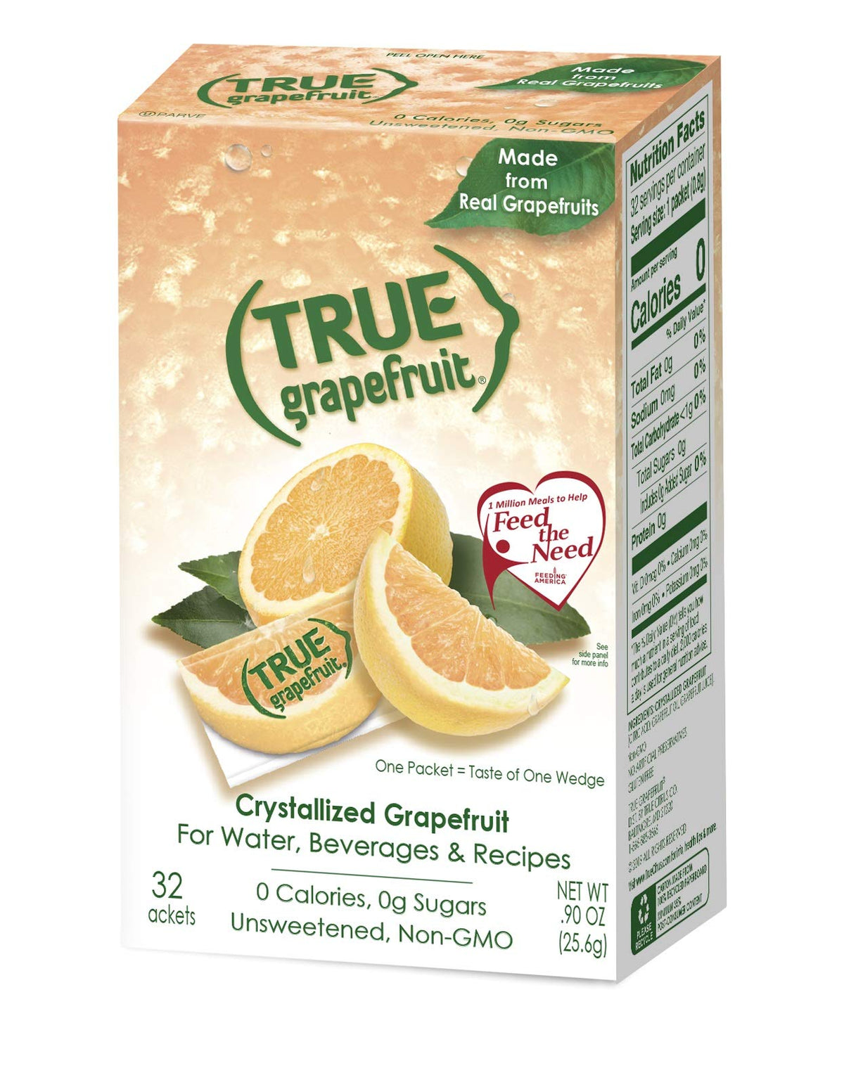 True Citrus Sampler Pack – True Lemon, Lime, Orange & Grapefruit 32-Count Boxes (4 Packs)