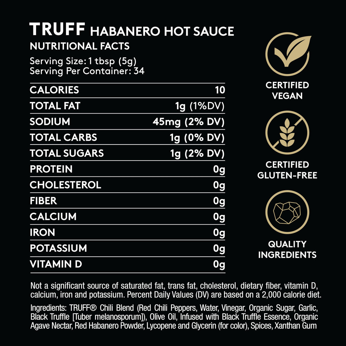 TRUFF Hot Sauce & Hotter Sauce 2-Pack – Gourmet Black Truffle & Chili Pepper Set