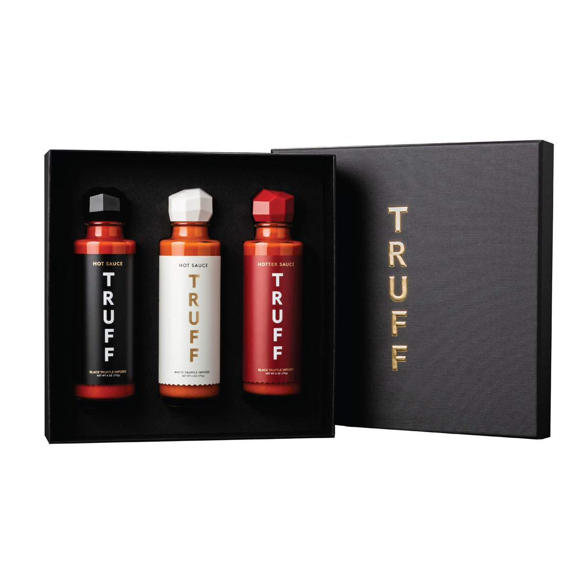 TRUFF Hot Sauce Variety Pack – Original, Hotter & White Truff – 3 Bottles, 6oz Each