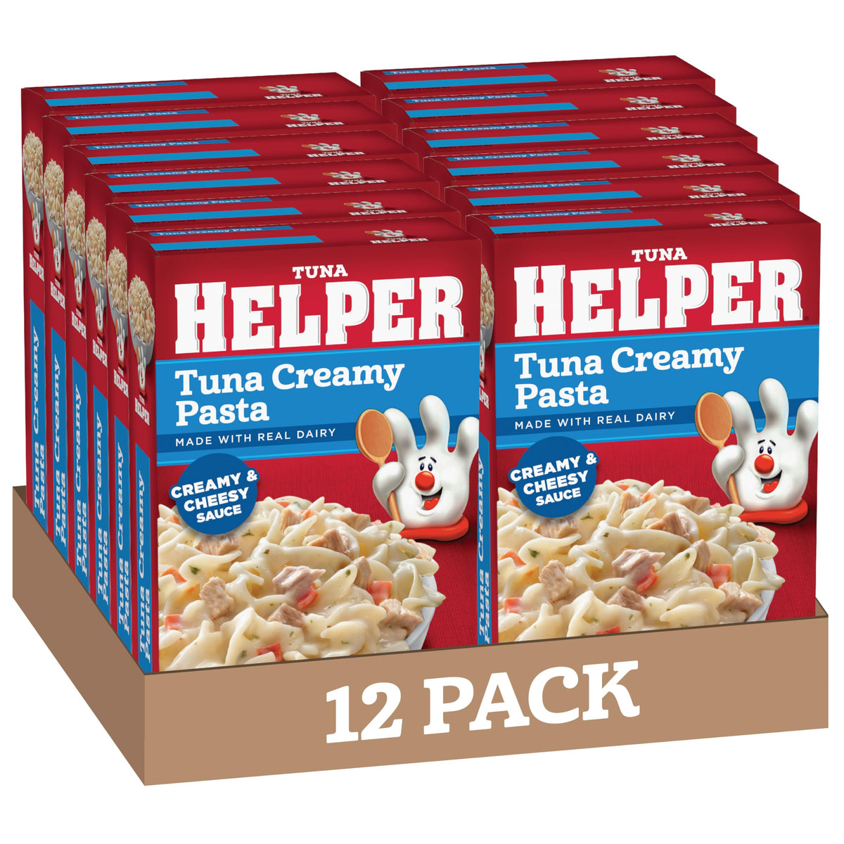 Tuna Helper Creamy Pasta Meal 5.5 oz – 12 Pack | Ready in 3 Easy Steps for Quick Midweek Dinners