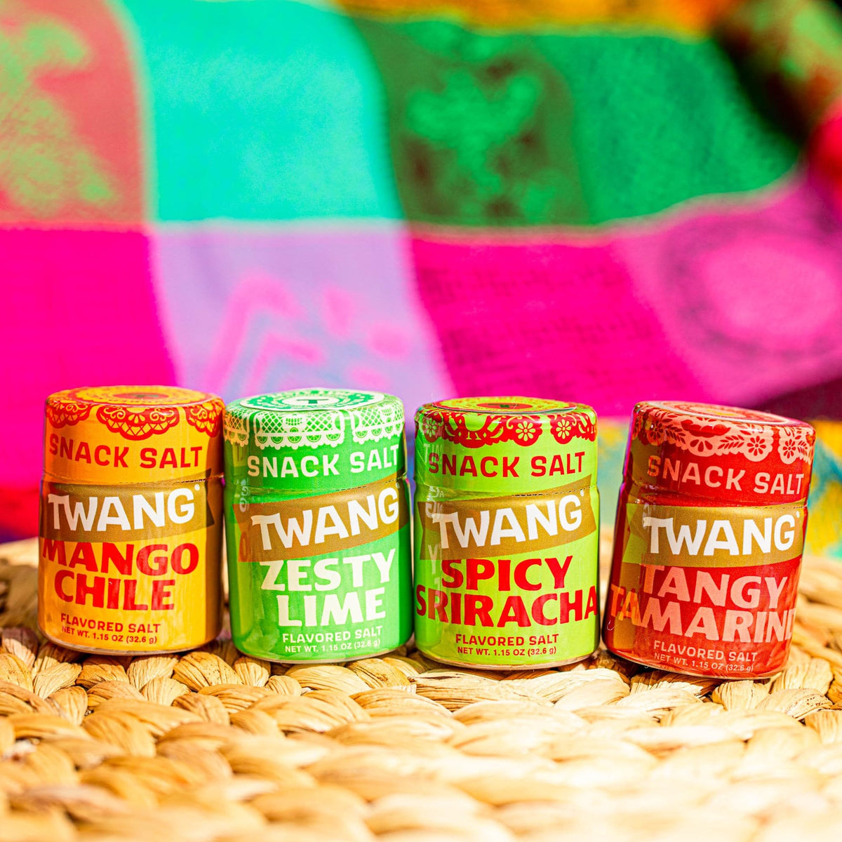 Twang Flavored Snack Salt Seasoning – Lemon Lime | Popcorn, Fruit, Veggies & Chips | 1.15 oz (Pack of 20)