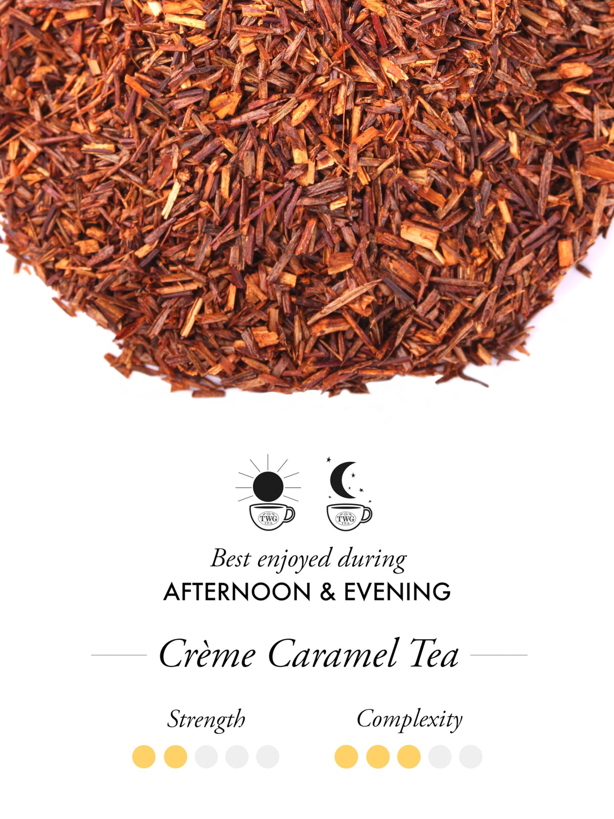 TWG Crème Caramel Rooibos Tea Gift Set – Decaf, Caramel Flavor, 15 Hand Sewn Teabags