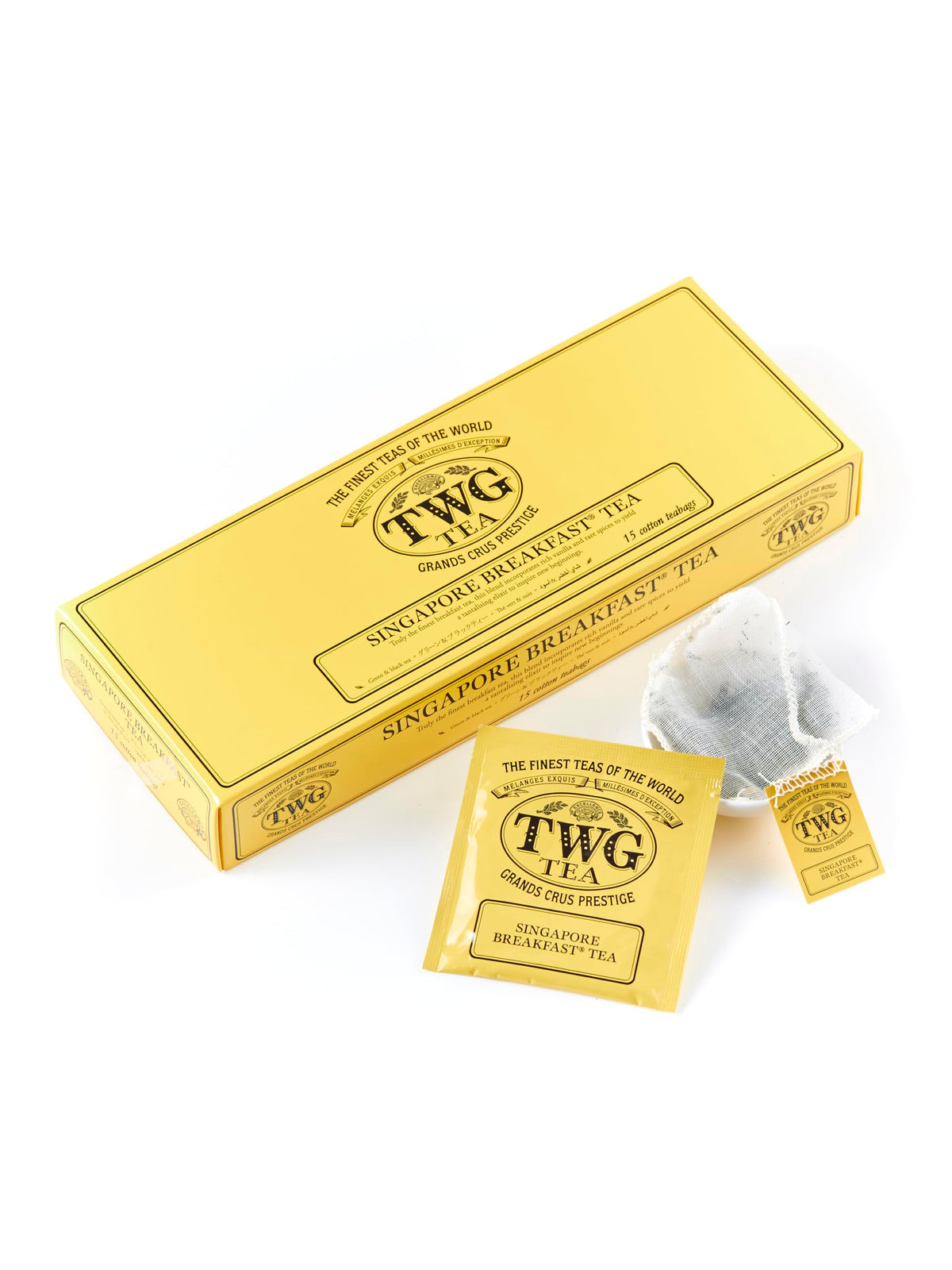 TWG Tea Singapore Breakfast Tea Gift Set – Black & Green Tea with Vanilla & Spices