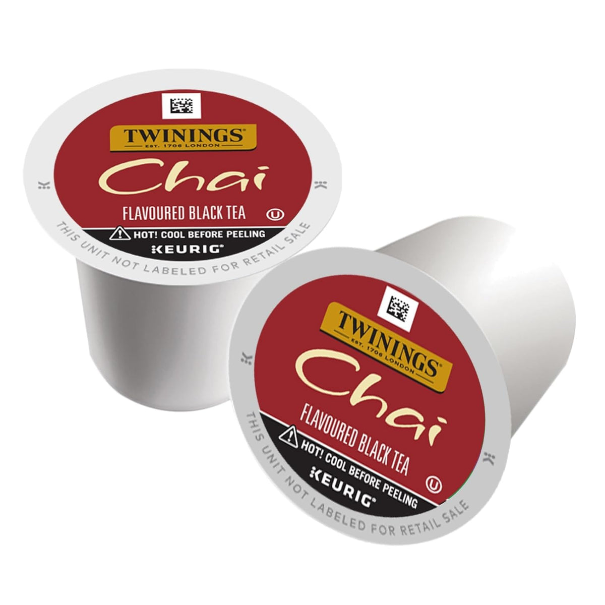 Twinings Chai Black Tea K-Cup Pods (Pack of 2, 48 Count) – Hot or Iced