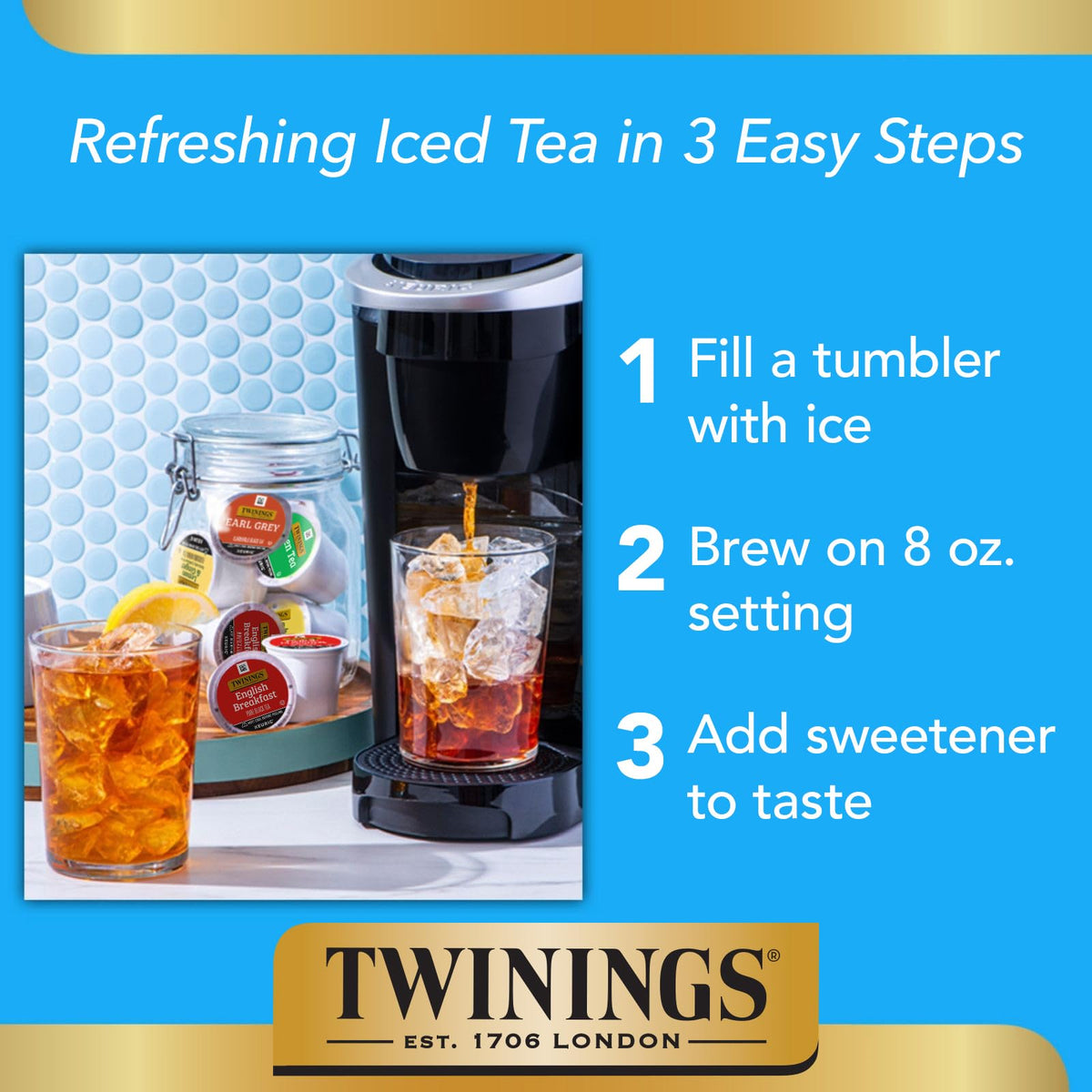 Twinings Chai Black Tea K-Cup Pods (Pack of 2, 48 Count) – Hot or Iced