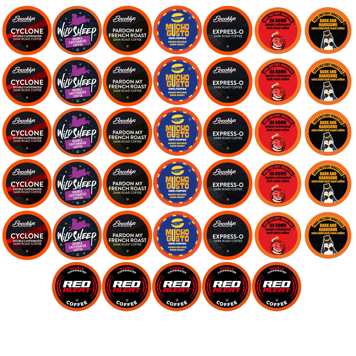 Two Rivers Coffee Best of the Best Pods – 40 Count Keurig Variety Pack