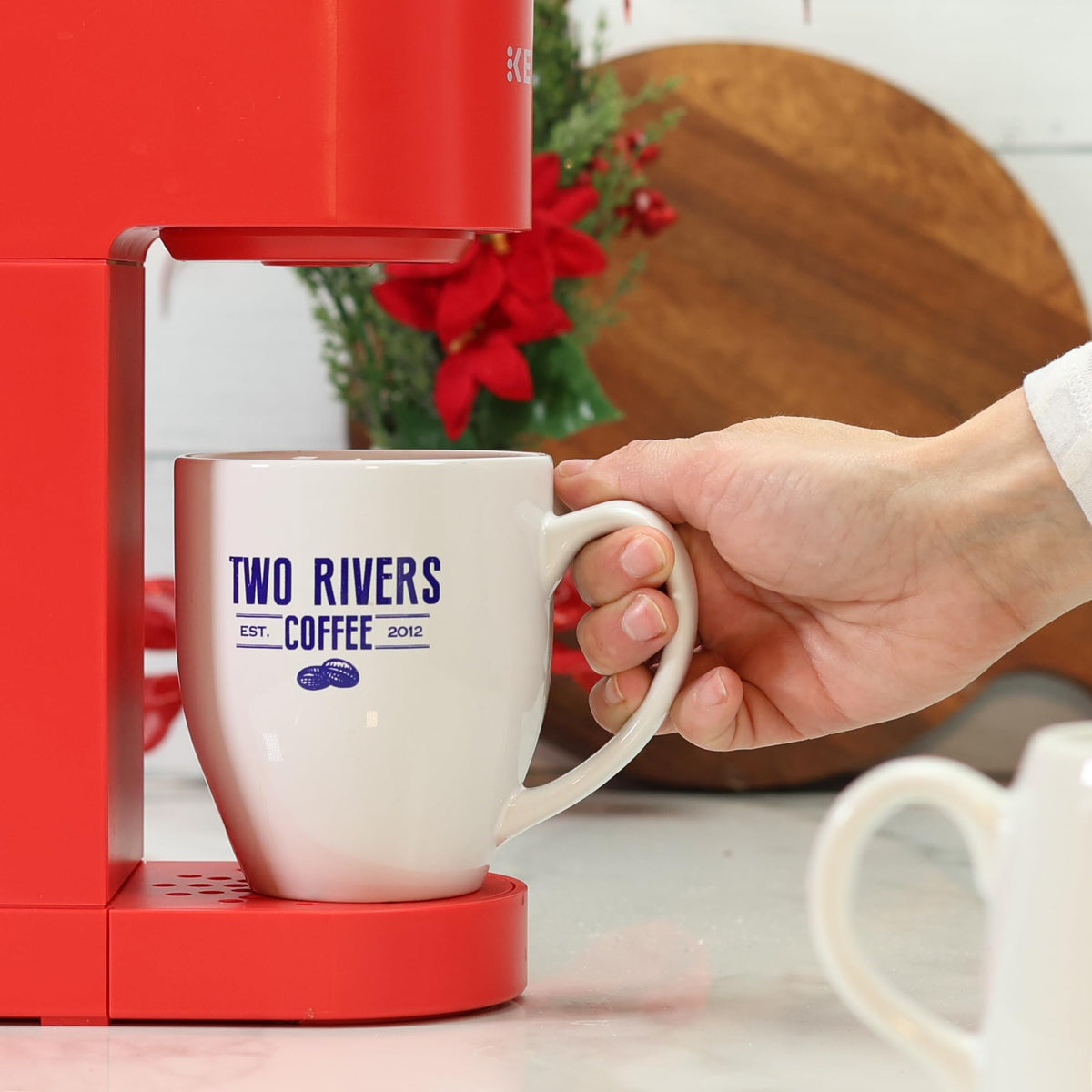 Two Rivers Coffee Sleigh All Day Holiday Coffee Pods – 40-Count Assorted K-Cups
