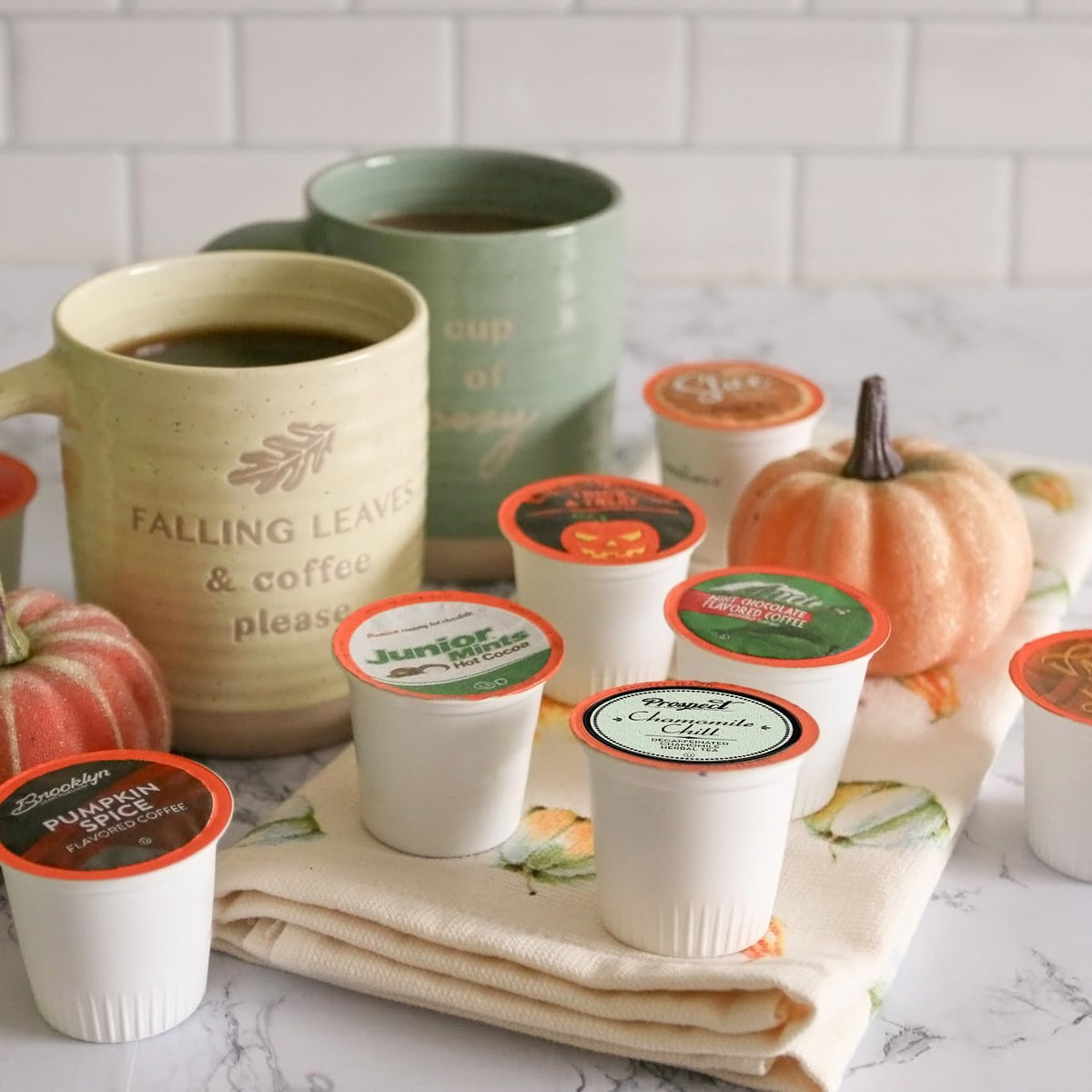 Two Rivers Coffee Single Serve Sampler Pack for Keurig K-Cup Brewers – 40 Count, Assorted Fall Flavors