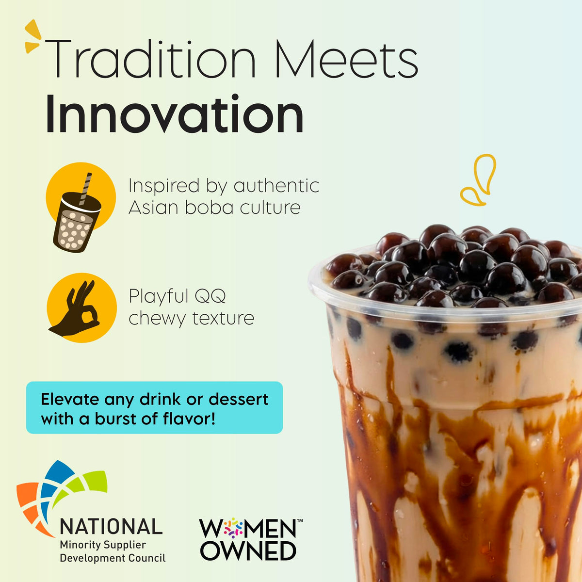 Twrl M!lk Tea Brown Sugar Boba Toppings – Cafe-Style Tapioca Pearls, Gluten-Free & Vegan (12 Servings)