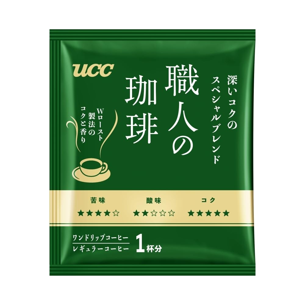 UCC Shokunin Coffee Special Blend – Single-Serve Japanese Pour Over, 100 Bags
