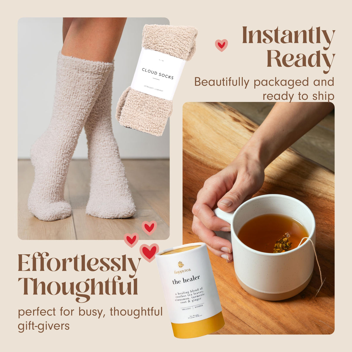 Unboxme Get Well Gift Box - USDA Organic Self-Care Gift for Women