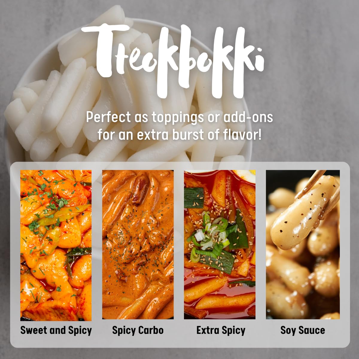 UNHA'S ASIAN SNACK BOX Korean Rice Cake Tteokbokki Stick – 3 Pack, Vegan, Non-GMO, Gluten Free | 21.16 oz per Pack