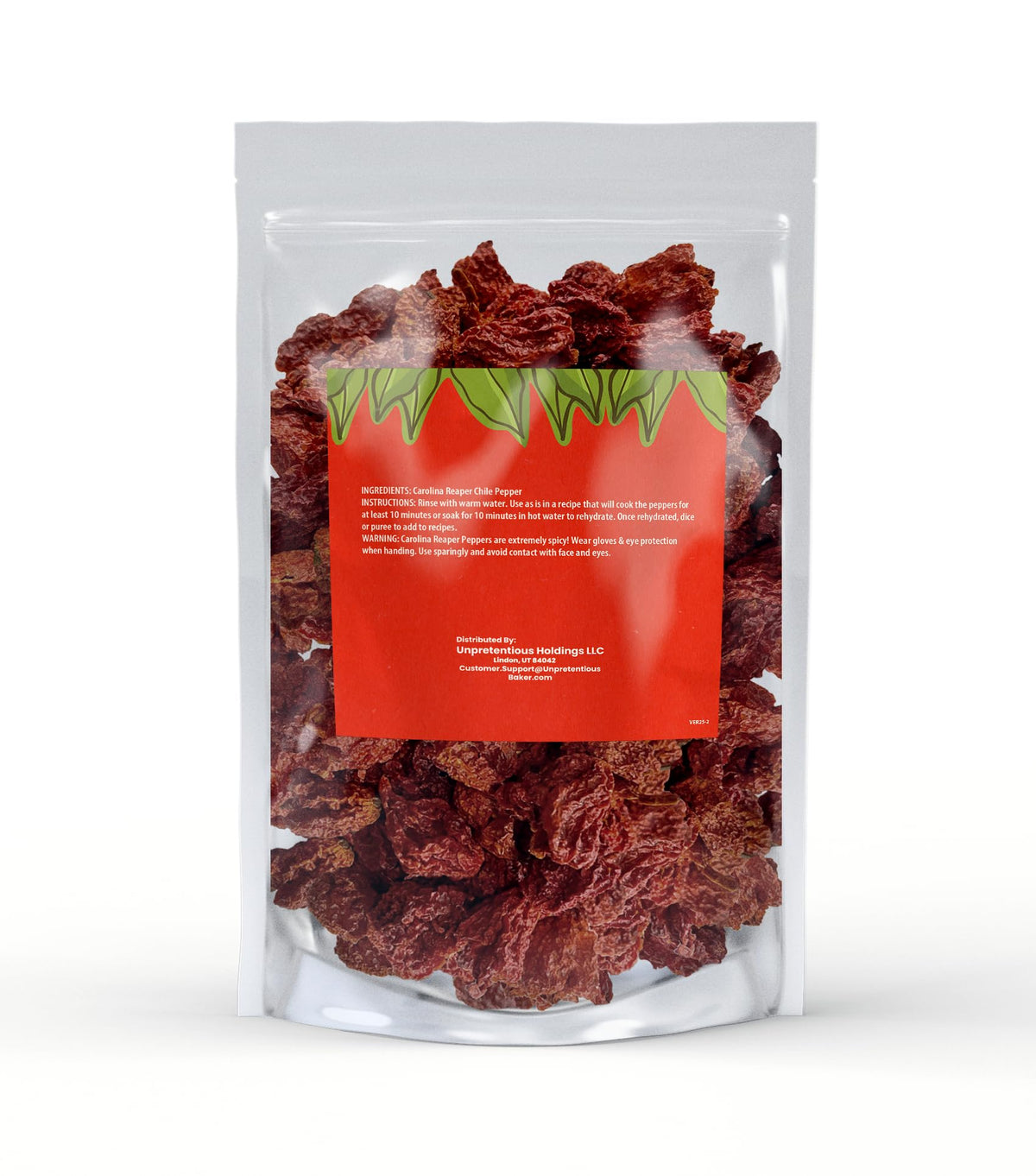 Unpretentious Whole Dried Carolina Reaper Chiles – Extremely Spicy, 50 Count