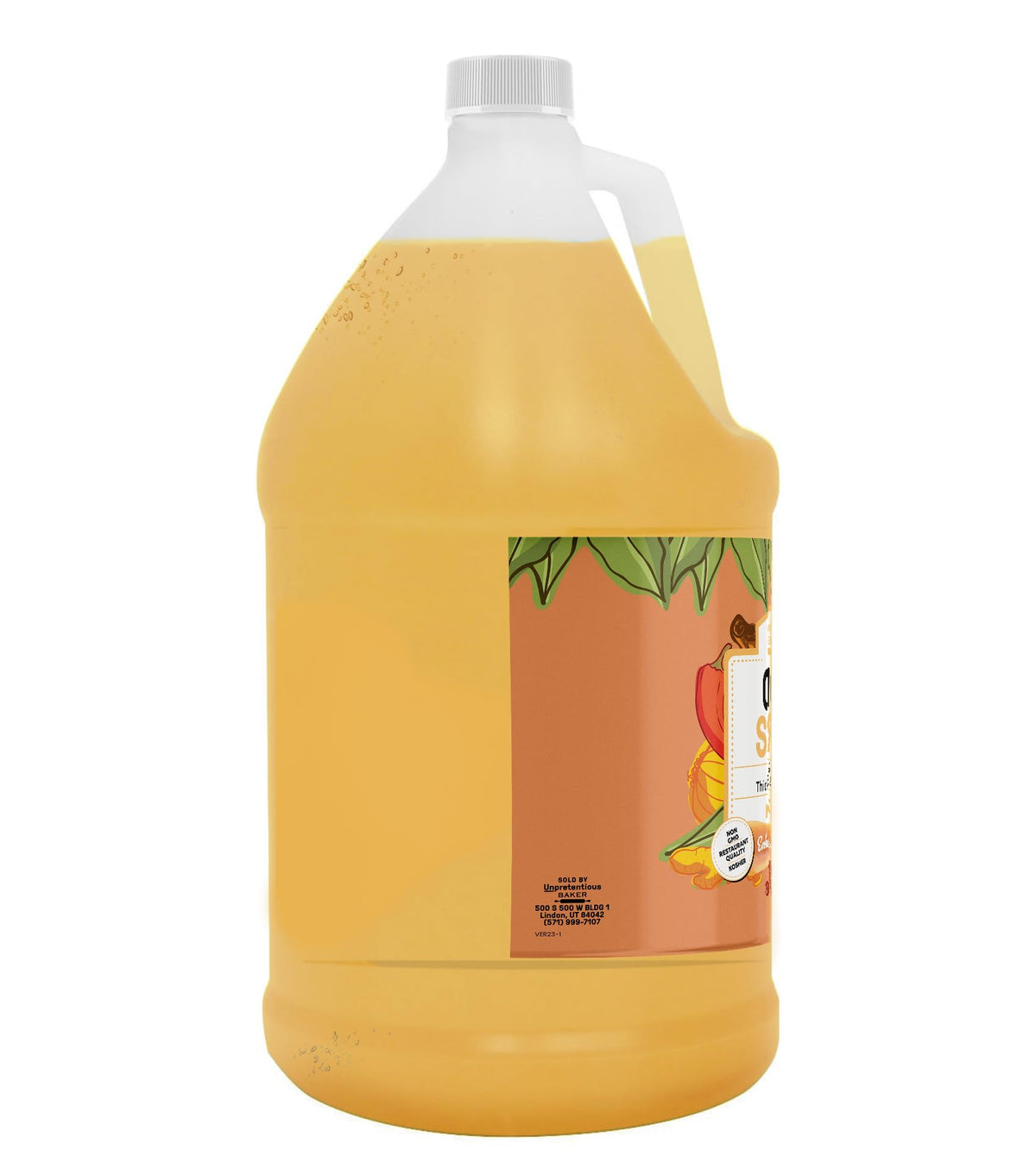 Unpretentious Corn Syrup with Real Vanilla — 1 Gallon Jug, Gluten Free & Natural