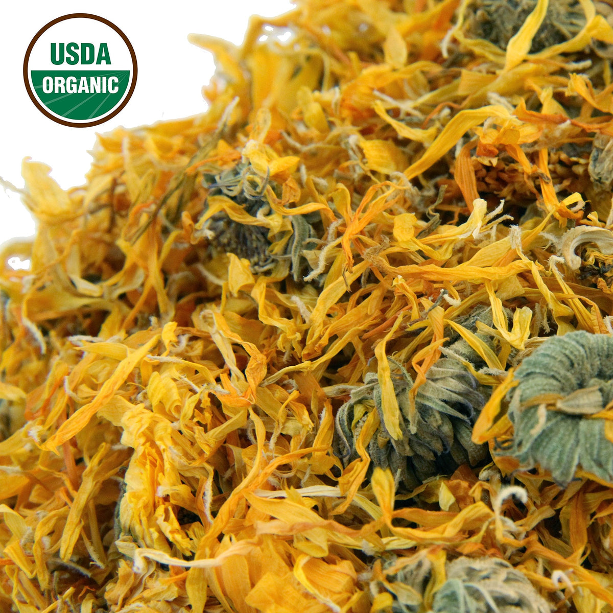 Calendula Tea 1lb — 100% Organic Whole Flower, Caffeine Free | U.S. Wellness Naturals