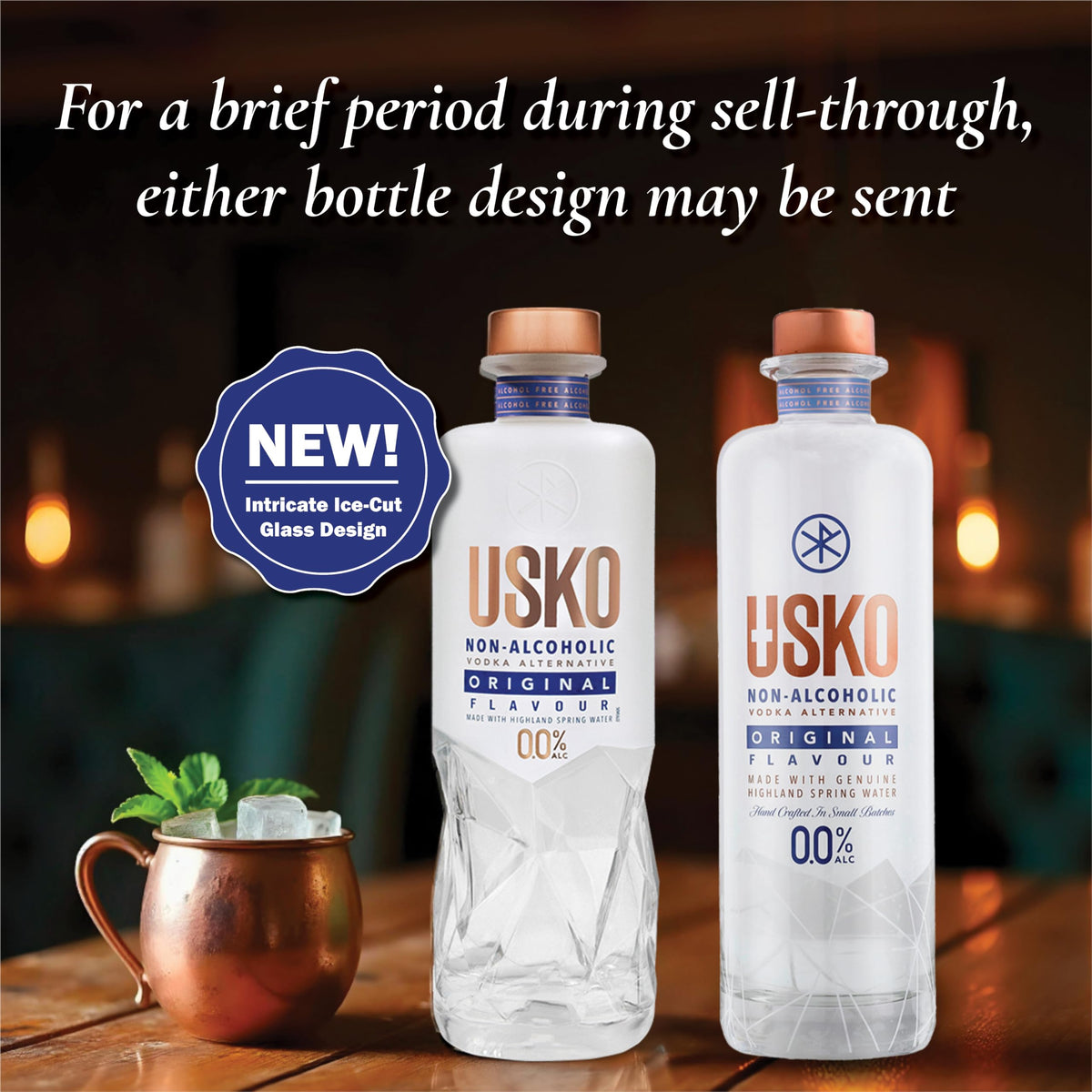 USKO Original Non Alcoholic Vodka 0.0% ABV | Think Distributors | Spirits of Virtue