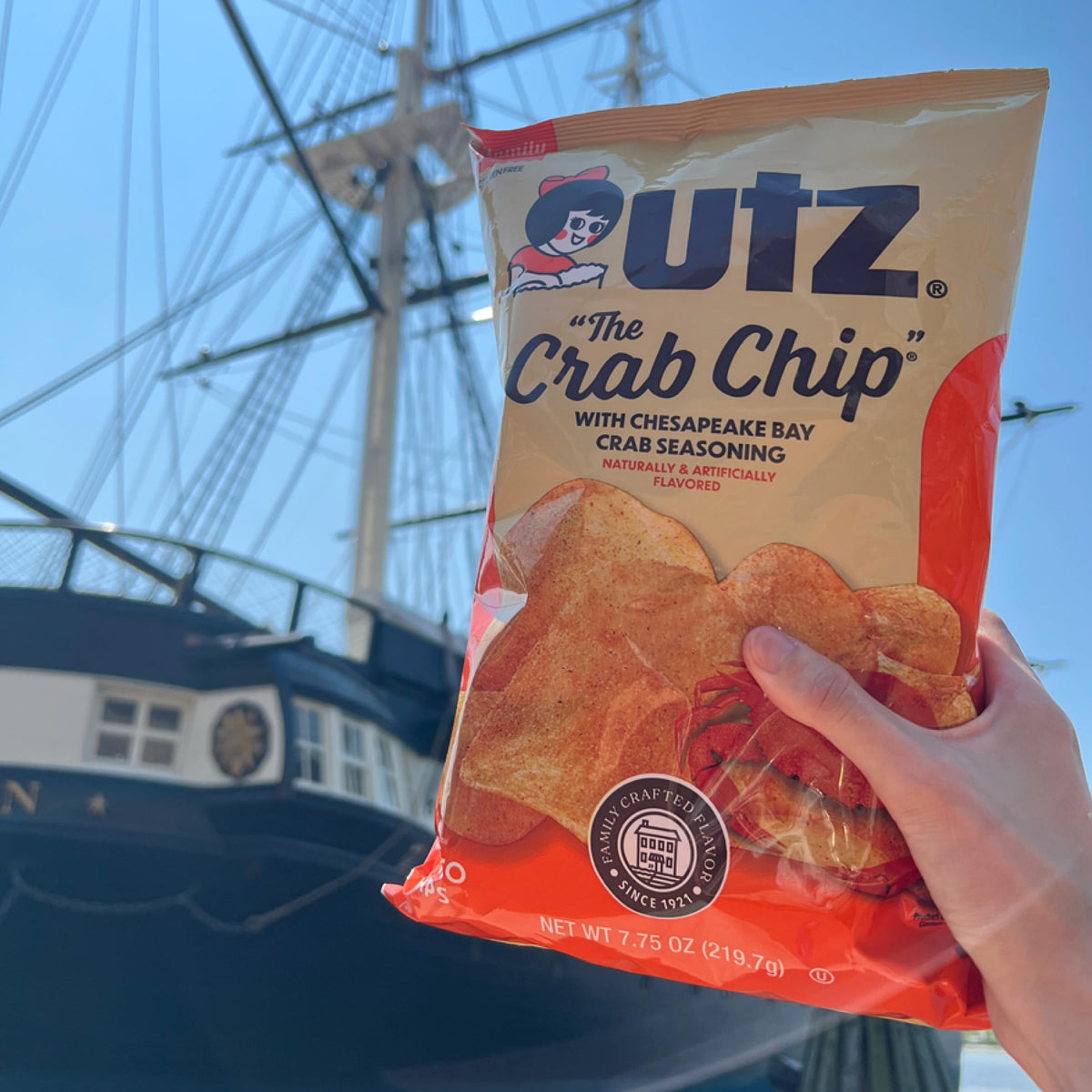 Utz Crab Chips 1oz Bags, 42 Count – Crispy, Gluten-Free & Kosher