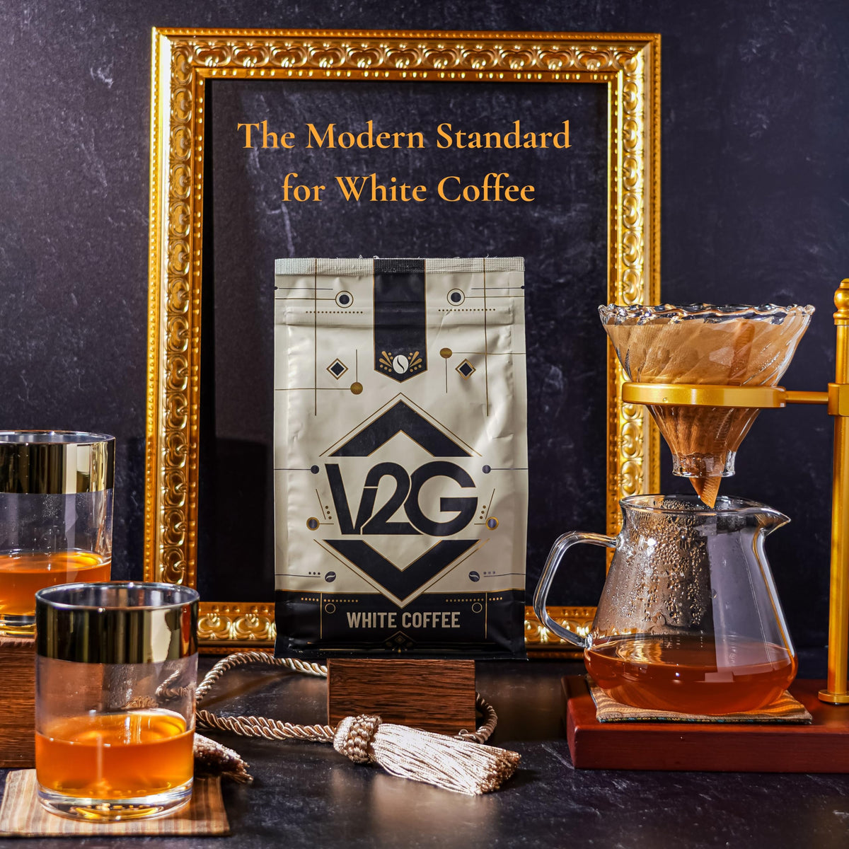 V2G White Coffee – High Caffeine, Ultra-Light Roast, Single-Origin Colombia