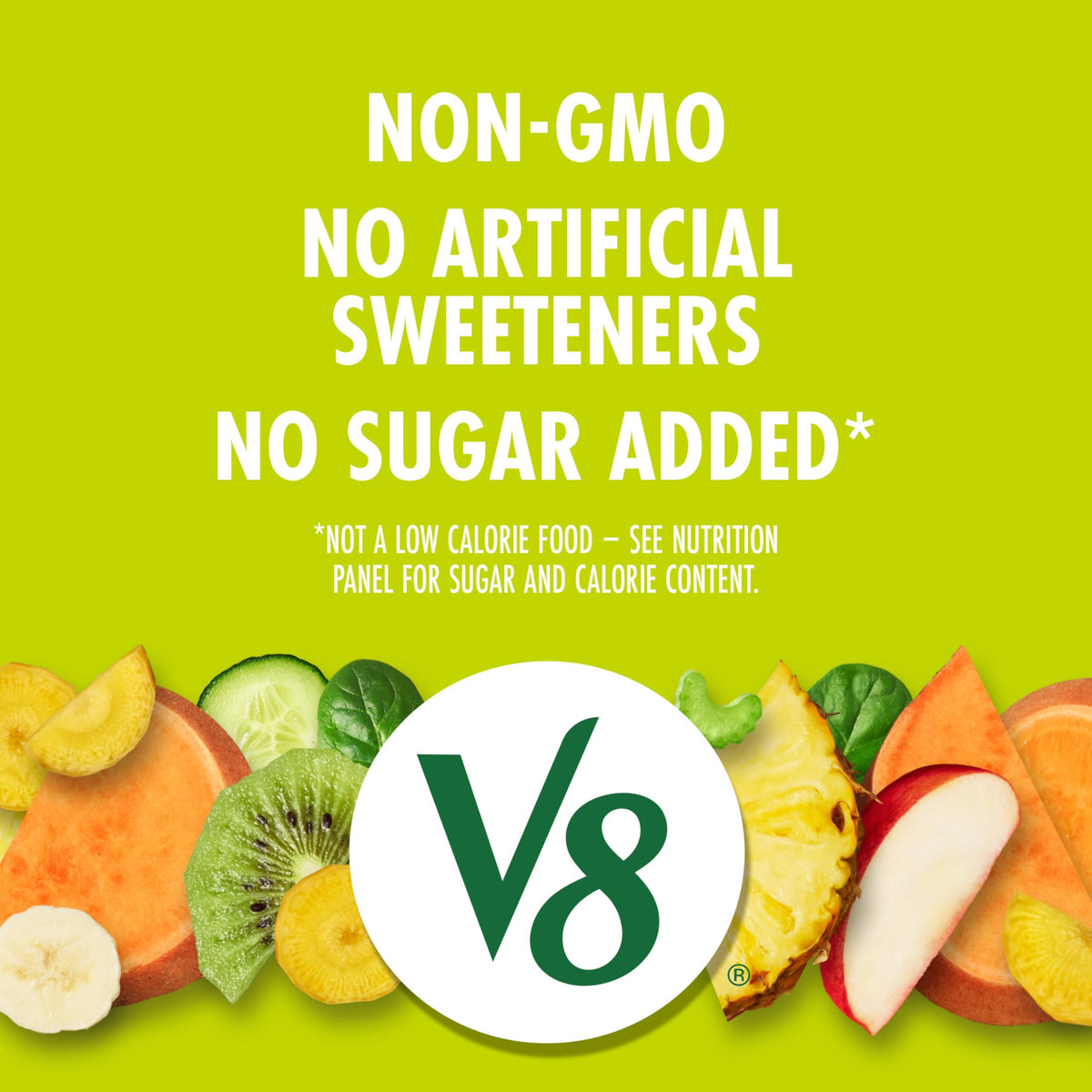 V8 Deliciously Green 100% Fruit & Vegetable Juice — 24 Pack (8 oz Cans)