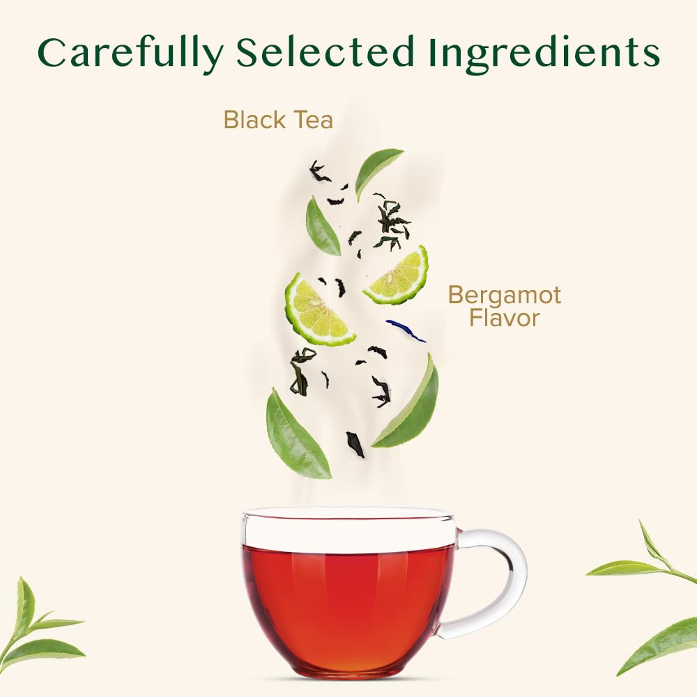 VAHDAM Earl Grey Tea Loose Leaf – Citrusy Bergamot Black Tea (340g / 12oz) 170+ Cups | Brew Hot or Iced