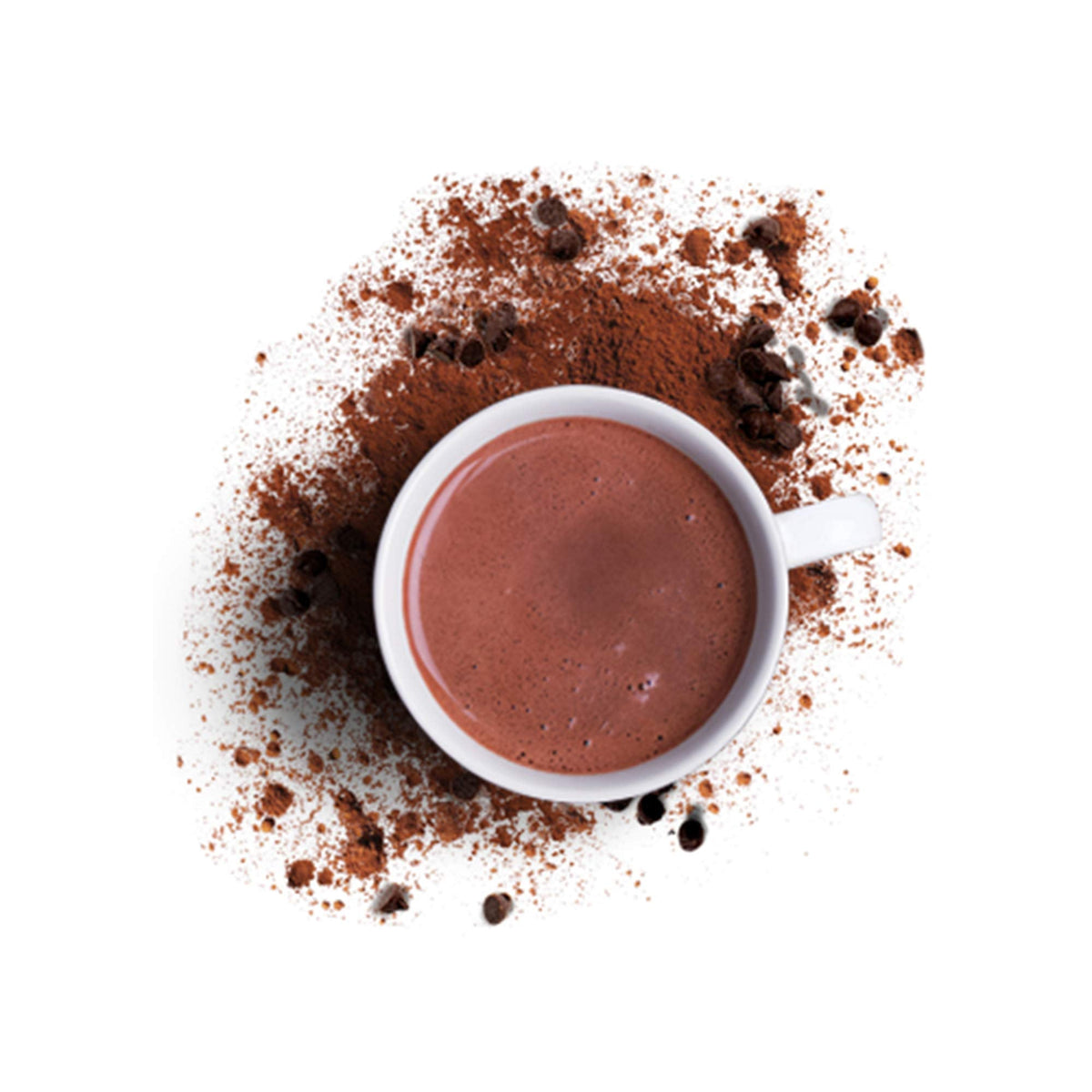 Valrhona Dark Hot Chocolate Mix – 12oz, Rich 31% Cocoa with Real Pieces