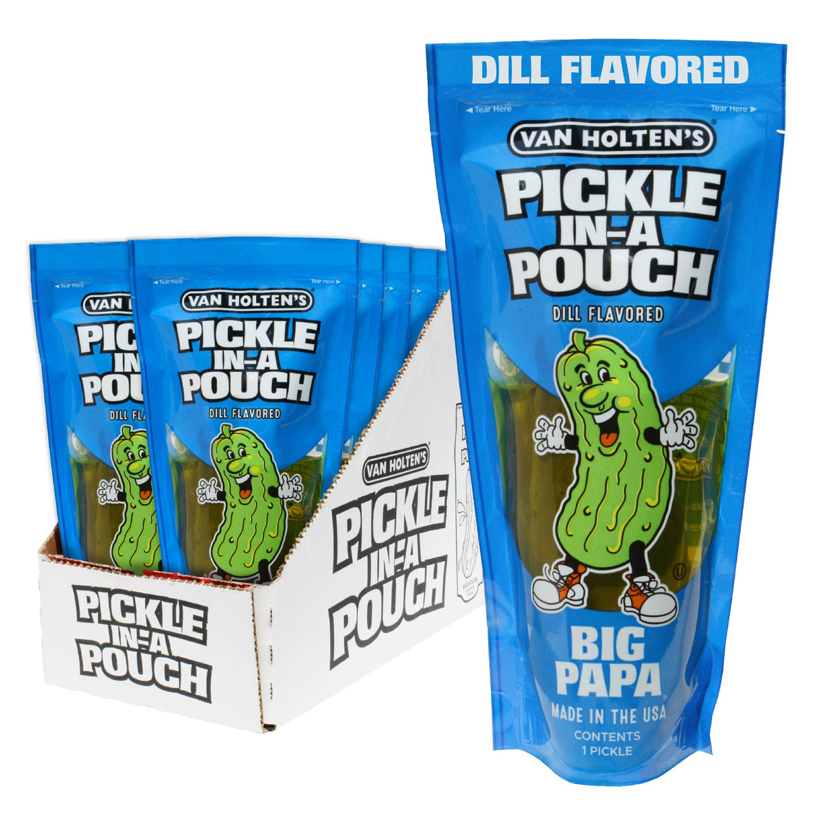 Van Holten's Pickles - Big Papa Pickle-In-A-Pouch 12-Pack