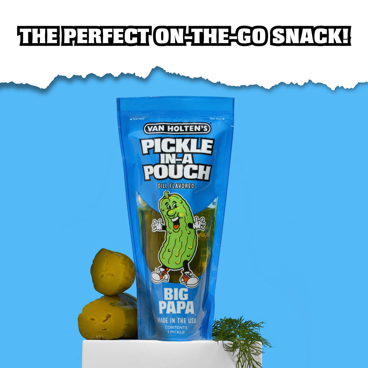Van Holten's Pickles - Big Papa Pickle-In-A-Pouch 12-Pack