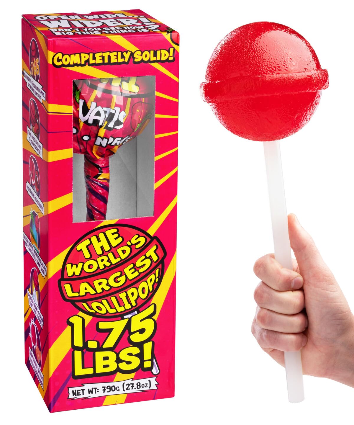 Vat19 - World's Largest Lollipop (1.75 lbs) | Strawberry on a Stick