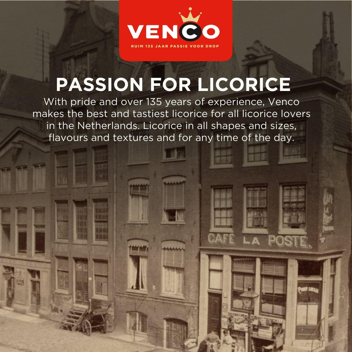 Venco Griotten Salty Licorice Squares — Original Dutch Candy (2.2 lb Sharing Bag)