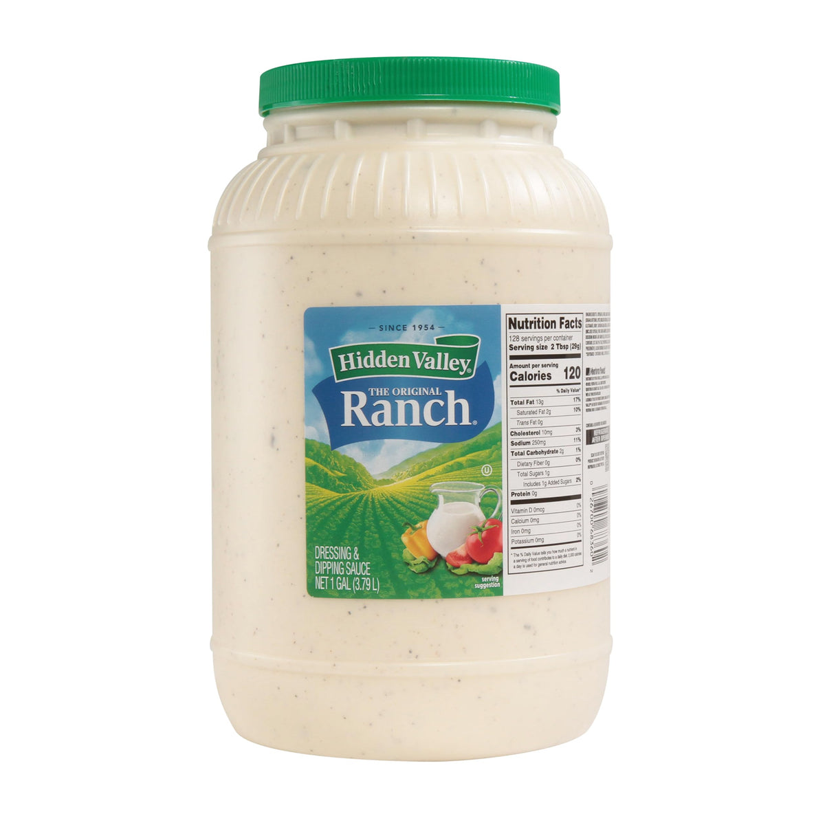 Hidden Valley Ranch Dressing & Salad Topping — 1 Gallon Bulk Jug | Ventura Foods