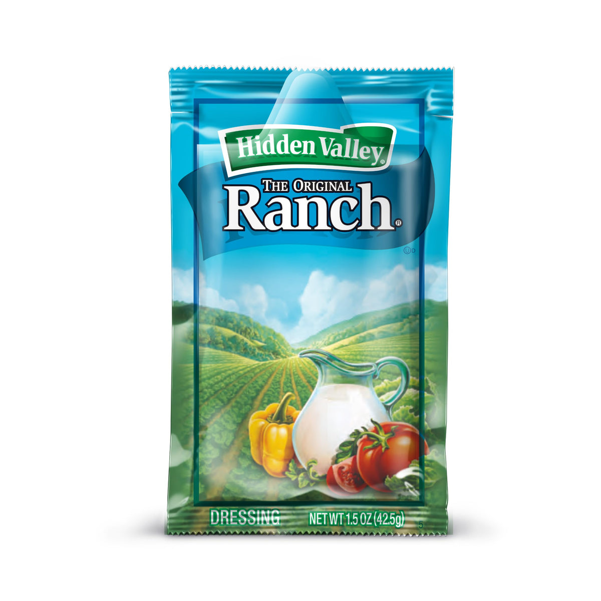 Ventura Foods Hidden Valley Original Ranch Dressing & Dip Packets — Creamy Herb Blend, 1.5 oz, 84 Pack