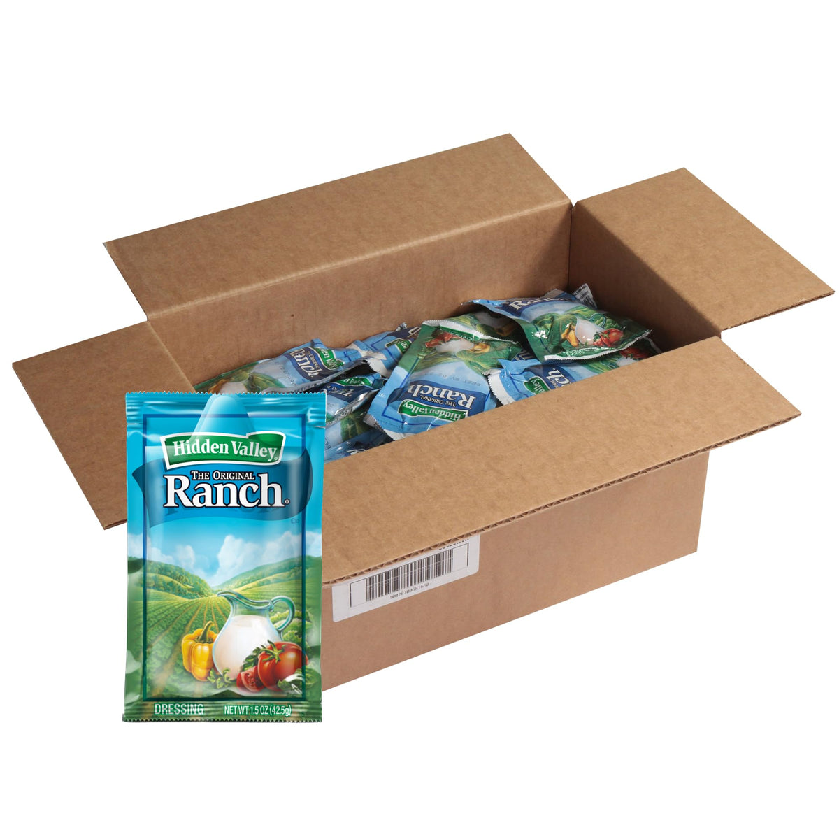Ventura Foods Hidden Valley Original Ranch Dressing & Dip Packets — Creamy Herb Blend, 1.5 oz, 84 Pack