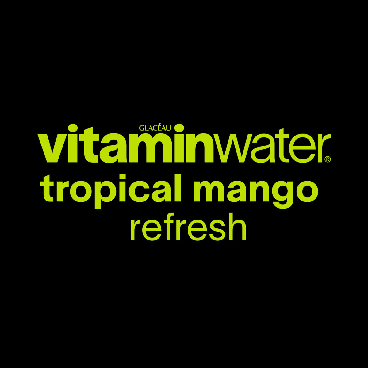 vitaminwater Refresh Tropical Mango — Nutrient-Enhanced Flavored Water Beverage, 20 oz Bottles, 12 Pack