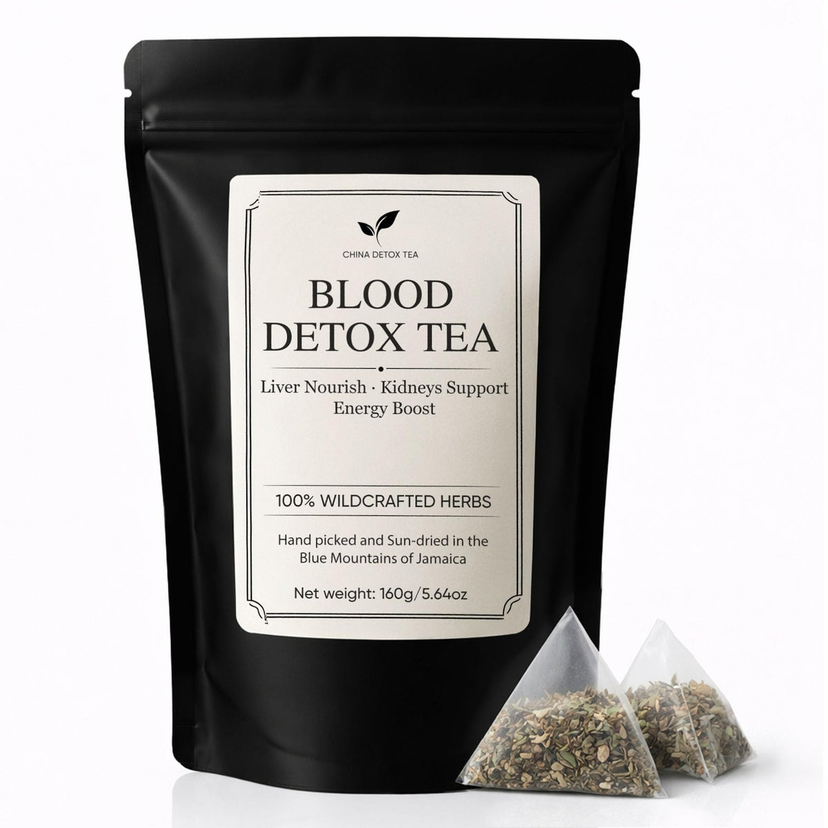 VivaMelhor Jamaican Healing Garden Blood Detox Tea – Wildcrafted Jamaica Herbs, 160g