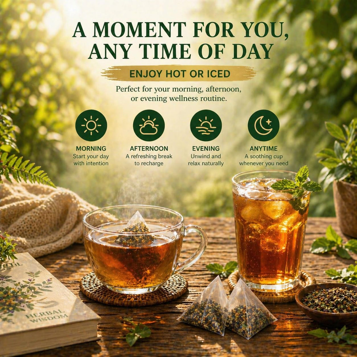 VivaMelhor Jamaican Healing Garden Blood Detox Tea – Wildcrafted Jamaica Herbs, 160g